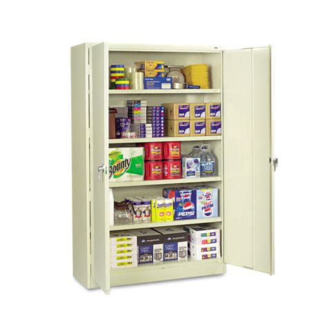 Tennsco Assembled Jumbo Steel Storage Cabinet, 48w x 18d x 